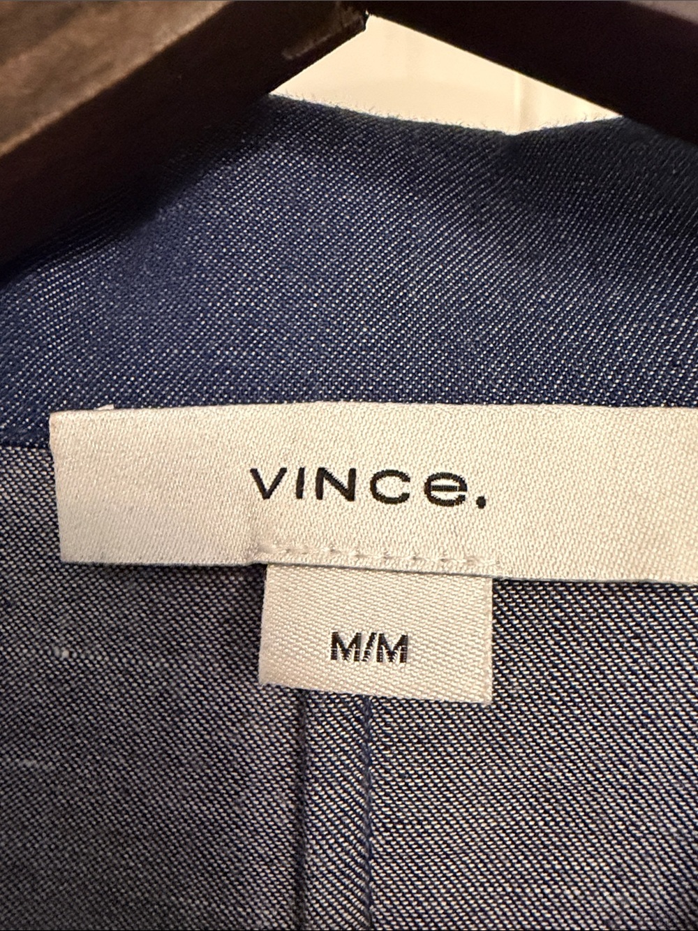 Vince Navy Short-Sleeve Midi Shirt Dress with Collar NWT - Picture 6 of 16